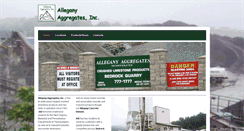 Desktop Screenshot of alleganyaggregates.com